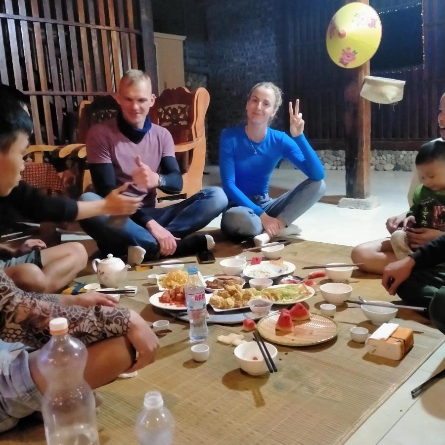 Du Gia Homestay Friendly Lang Cac ภายนอก รูปภาพ