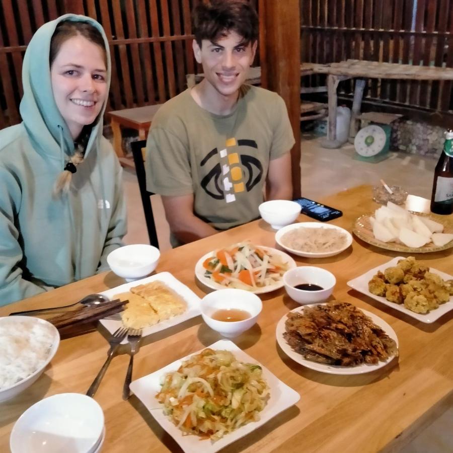 Du Gia Homestay Friendly Lang Cac ภายนอก รูปภาพ