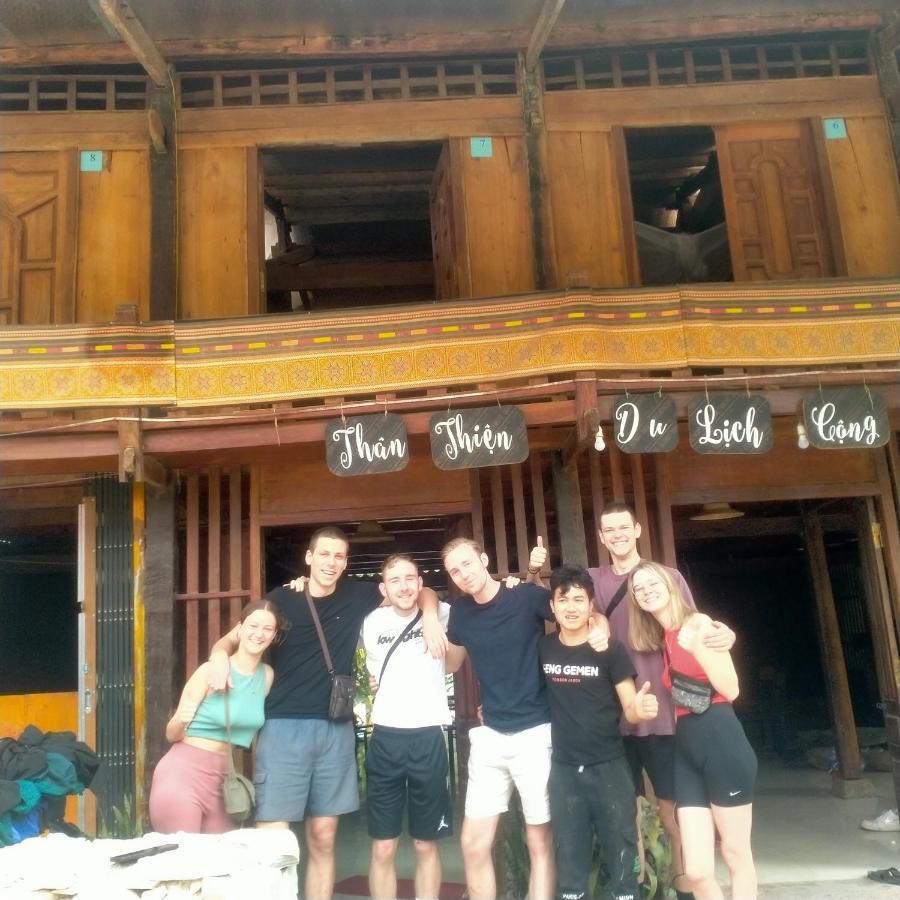 Du Gia Homestay Friendly Lang Cac ภายนอก รูปภาพ